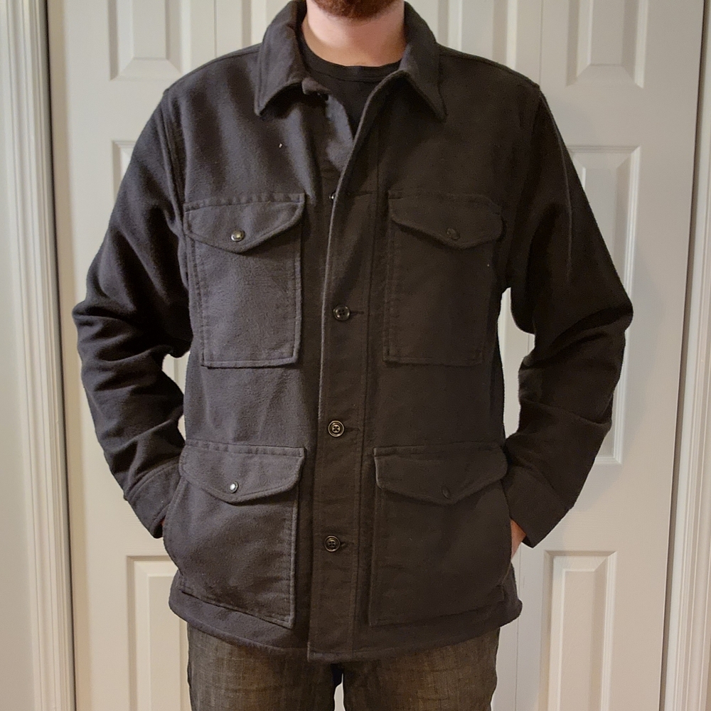 Filson Vintage Wash Moleskin Work Coat Gem